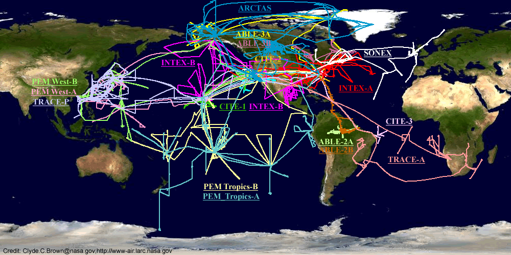 [Tropospheric Chemistry Mission Map]