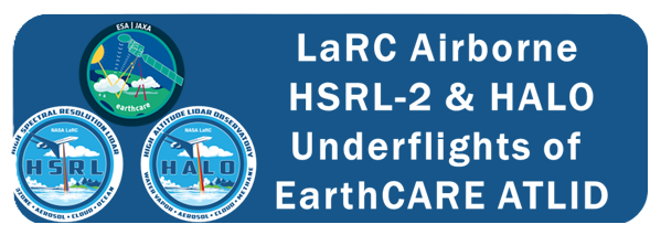 EarthCARE Airborne Lidar Underflights